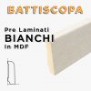 Battiscopa Bianchi MDF per Laminati