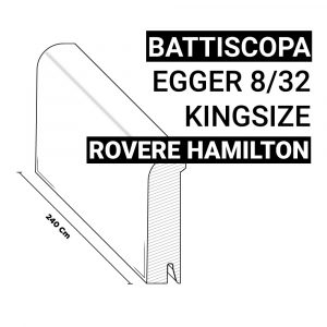 Battiscopa Egger 8/32 Kingsize Rovere Hamilton