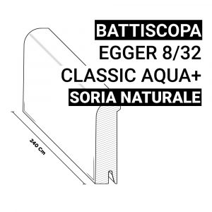 Battiscopa Egger Soria Naturale 8/32 Aqua+