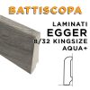 Battiscopa per laminato Egger 8/32 Kingsize Aqua+