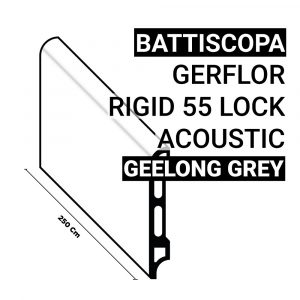 Battiscopa SPC Gerflor 55 Lock Acoustic Geelong Grey
