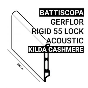 Battiscopa SPC Gerflor 55 Lock Acoustic Kilda Cashmere