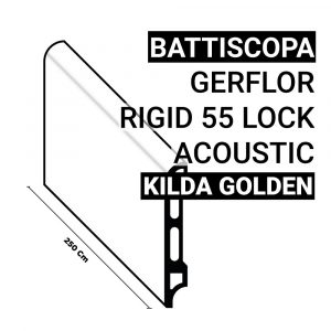 Battiscopa SPC Gerflor 55 Lock Acoustic Kilda Golden