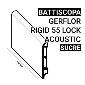 Battiscopa SPC Gerflor 55 Lock Acoustic Sucre