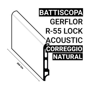 Battiscopa SPC Gerflor R-55 Lock Acoustic Correggio Natural