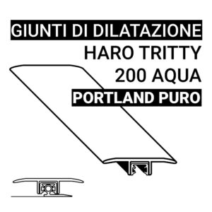 Giunto di Dilatazione Haro Tritty 200 Aqua Portland Puro