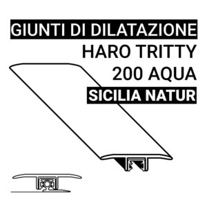 Giunto di Dilatazione Haro Tritty 200 Aqua Sicilia Natur