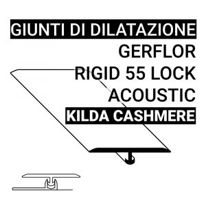 Giunto di dilatazione SPC Gerflor 55 Lock Acoustic Kilda Cashmere
