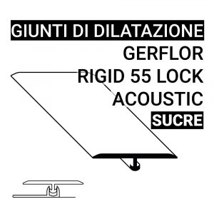 Giunto di dilatazione SPC Gerflor 55 Lock Acoustic Sucre