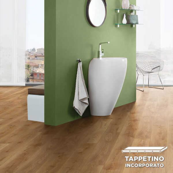 Laminato Organic Clever Silent K 598 Heathland Oak Tappetino Incluso