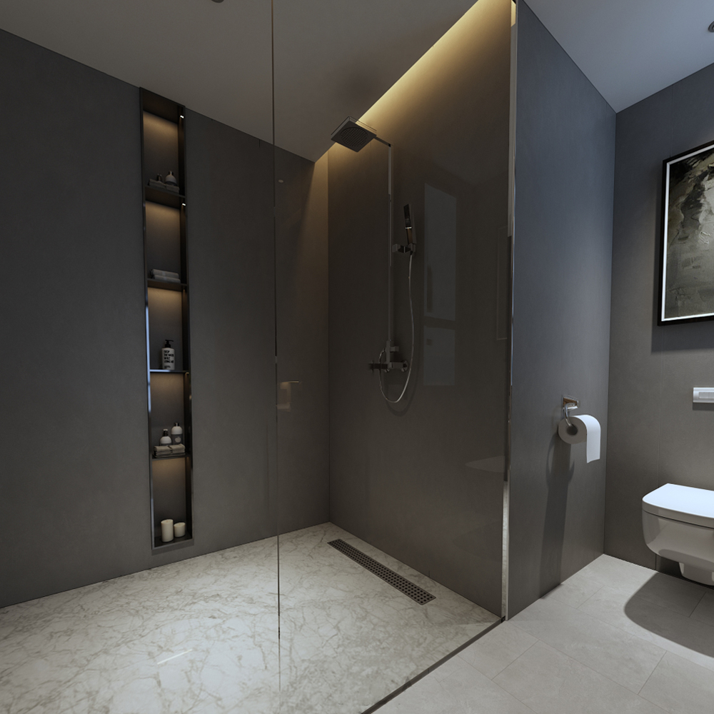 Pannello Rivestimento murale SPC Concrete Dark