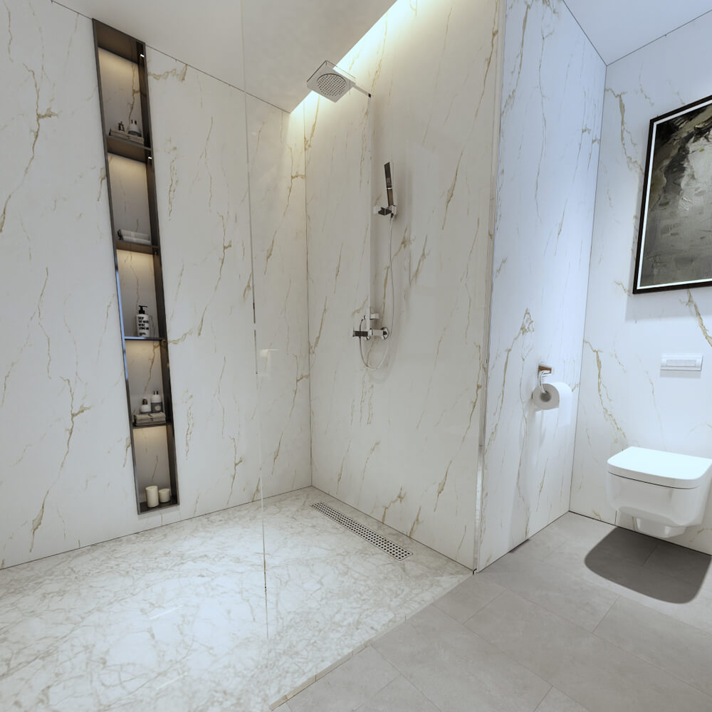Pannello Murali SPC Marmo Carrara