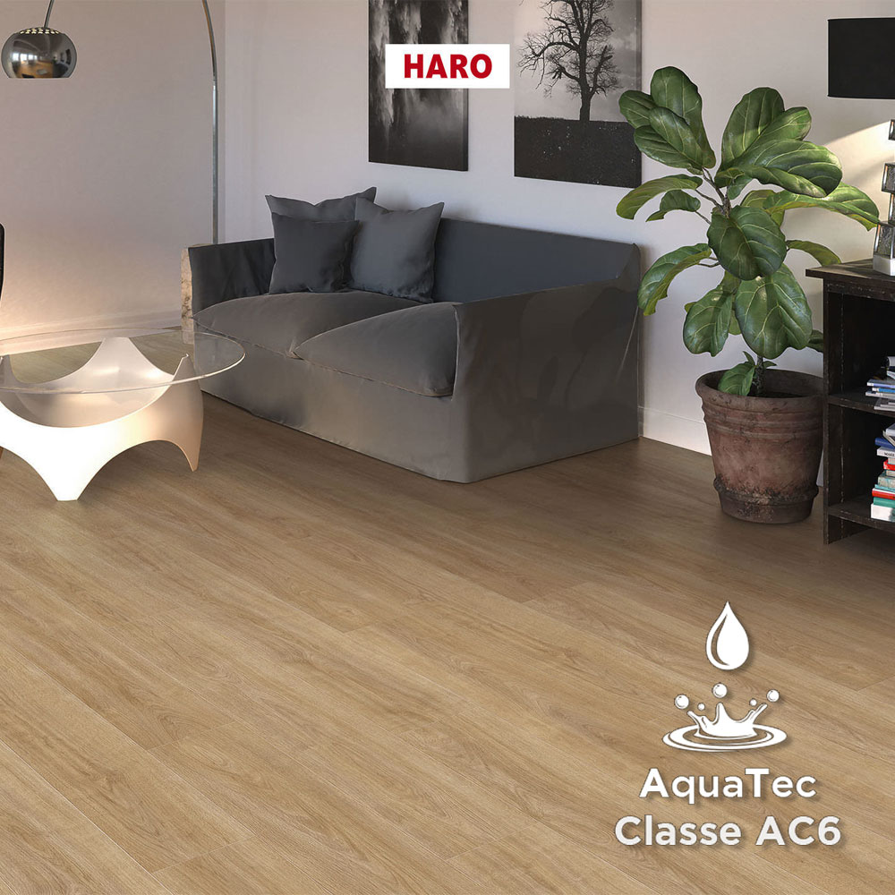 Pavimento Eleganza Puro Laminato Haro Tritty 200 Acqua