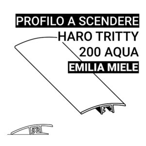 Profilo a scendere Haro Tritty 200 Aqua Emilia Miele