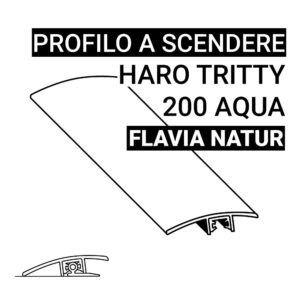 Profilo a scendere Haro Tritty 200 Aqua Flavia Natur