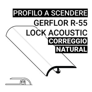 Profilo a Scendere SPC Gerflor R-55 Lock Acoustic Correggio Natural