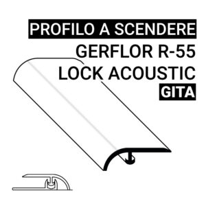 Profilo a Scendere SPC Gerflor R-55 Lock Acoustic GIta