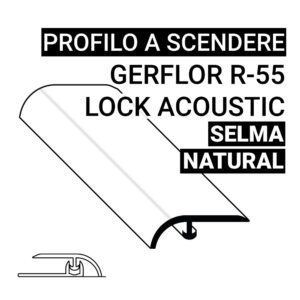 Profilo a Scendere SPC Gerflor R-55 Lock Acoustic Selma Natural