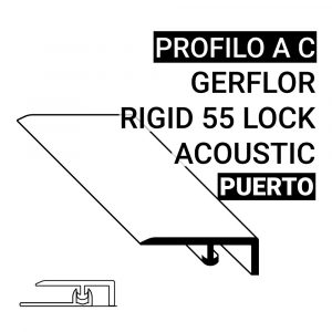 Profilo a C SPC Gerflor 55 Lock Acoustic Puerto