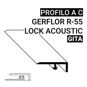 Profilo C SPC Gerflor R-55 Lock Acoustic Gita