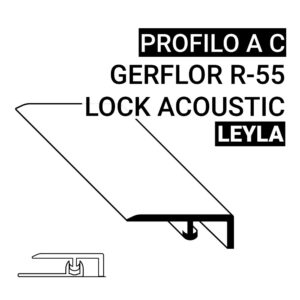 Profilo C SPC Gerflor R-55 Lock Acoustic Leyla