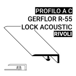 Profilo C SPC Gerflor R-55 Lock Acoustic Rivoli