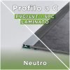 Profilo Terminale a C Neutro Laminato SPC, Laminati e LVT/PVC